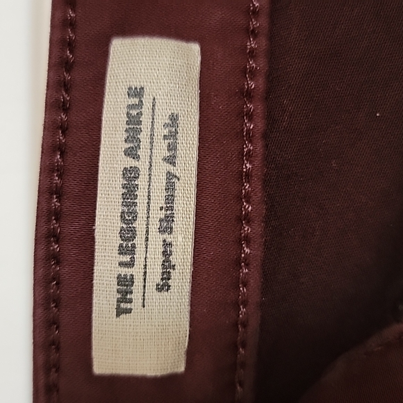 AG Adriano Goldschmid The Legging Ankle / Super Skinny Ankle - Dark Sangria - Picture 6 of 8